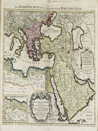 Atlas minor sive geographia compendiosa in qua orbis terrarum paucis attemen novissimis tabulis ostenditur. Atlas nouveau, contenant toutes les parties du Monde, Ou sont Exactement Remarqu&eacute;es les empires, monarchies, royaumes, etats, republiques, &c. &c. &c. Receuillies des Meilleurs Auteurs