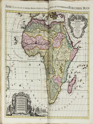Atlas minor sive geographia compendiosa in qua orbis terrarum paucis attemen novissimis tabulis ostenditur. Atlas nouveau, contenant toutes les parties du Monde, Ou sont Exactement Remarqu&eacute;es les empires, monarchies, royaumes, etats, republiques, &c. &c. &c. Receuillies des Meilleurs Auteurs