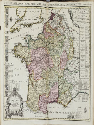 Atlas minor sive geographia compendiosa in qua orbis terrarum paucis attemen novissimis tabulis ostenditur. Atlas nouveau, contenant toutes les parties du Monde, Ou sont Exactement Remarqu&eacute;es les empires, monarchies, royaumes, etats, republiques, &c. &c. &c. Receuillies des Meilleurs Auteurs