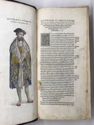 De historia stirpium commentarii insignes, maximis impensis et vigiliis elaborati, adiectis earundem vivis plusquam quingentis imaginibus, nunquam antea ad natur&aelig; imitationem artificiosius effictis & expressis, Leonharto Fuchsio medico hac nostra &aelig;tate long&egrave; clarissimo, autore. . .