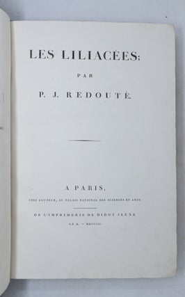 Les Liliacées