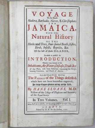 A voyage To the Islands Madera, Barbados, Nieves, S. Christophers and Jamaica,