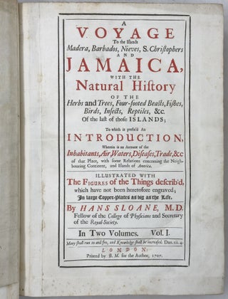 A voyage To the Islands Madera, Barbados, Nieves, S. Christophers and Jamaica,