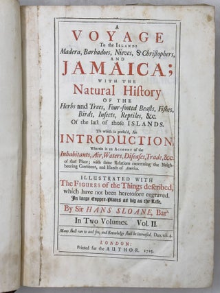 A voyage To the Islands Madera, Barbados, Nieves, S. Christophers and Jamaica,