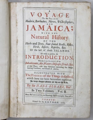 A voyage To the Islands Madera, Barbados, Nieves, S. Christophers and Jamaica,