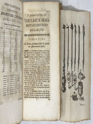 Joannis Sculteti Physici Ulmensis olim felicissimi Armamentarium Chirurgicum, Olim auctum Triginta novem Tabulis, tam veteres quam recentiores machines & operationes exhibentibus; Nec non observationum medico-chirurgicarum centuria collecta a Joh. Baptista a Lamzweerde, Ph. & Med. Doct. & observationibus Petri Hadriani F. Verduin, Studio Johannis Tilingii M. D. editis. Nunc vero In meliorem ordinem redactum, ab innumeris mendis expurgatum, & locupletissimo indice provisum studio Johan. Christophori de Spr&ouml;gel, Med. Doc. & Membri Acad. Nat. Curios. Nymphodorus dicti