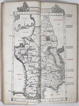 Claudii Ptholemaei Alexandrini liber geographiae cum tabulis et universali figura et cum additione locorum quae a recentioribus reperta sunt diligenti cura emendatus et impressus