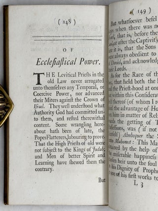 Three discourses of Sr. Walter Ralegh. I. Of a War with Spain, and our Protecting the Netherlands. Written by the Command of King James I. in the First Year of his Reign, 1602. II. Of the Original, and Fundamental Cause of Natural, Arbitrary, and Civil War. III. Of Ecclesiastical Power. Published by Phillip Ralegh, Esq; his only Grandson