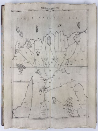 Geografia di M. Livio Sanuto distinta in XII libri. Ne quali, oltra l'esplicatione di molti luoghi di Tolomeo, e della Bussola, e dell' Apuglia, si dichiarano le Provincie, Popoli, Regni, Città; Porti, Monti, Fiumi, Laghi, e Costume dell'Africa. Con XII tavole di essa Africa in dissegno di rame. Aggiuntivi de piu tre Indici da M. Giovan Carlo Saraceni