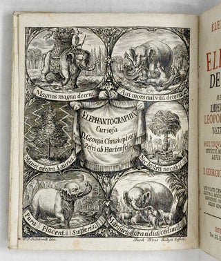Elephantographia curiosa, seu elephanti descriptio, juxta methodum et leges Imperialis Academiæ Leopoldino-Carolinæ naturæ curiosorum adornata, multisqve selectis observationibus physicis, medicis et jucundis historiis referta, cum figuris æneis