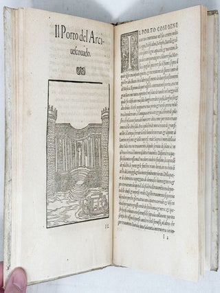 La Magnifica et triumphale entrata del Christianiss. Re di Francia Henrico secondo di questo nome fatta nella novile & antiqua Citt&agrave; di Lyone &agrave; luy & &agrave; la sua serenissima consorte Chaterina alli 21. di Septemb. 1548. Colla particulare descritione della Comedia che fece recitare la Natione Fiorentina &agrave; richiesta di sua Maesta Christiani&szlig;ima