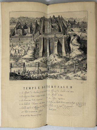 Le grand tableau de l'univers, ou l'Histoirie des Evenements de l'Eglise, depuis la Creation du Monde jusqu'&agrave; l'Apocalypse de S. Jean. Represent&eacute;e par des Tailles douces. Expliqu&eacute;s par des Remarques Historiques, Theologiques & Morales. Avec les Annales de l'Eglise & du Monde. depuis la Creation jusqu'&agrave; la Mort des Apotres, & un Abreg&eacute; de la geographie sacr&eacute;e. Par Mr. Basnage, Pasteur de la Haye. Huiti&eacute;me [sic] Edition