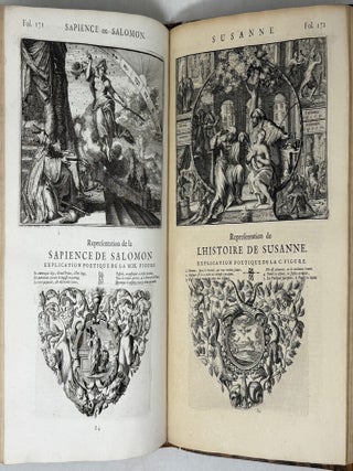 Le grand tableau de l'univers, ou l'Histoirie des Evenements de l'Eglise, depuis la Creation du Monde jusqu'&agrave; l'Apocalypse de S. Jean. Represent&eacute;e par des Tailles douces. Expliqu&eacute;s par des Remarques Historiques, Theologiques & Morales. Avec les Annales de l'Eglise & du Monde. depuis la Creation jusqu'&agrave; la Mort des Apotres, & un Abreg&eacute; de la geographie sacr&eacute;e. Par Mr. Basnage, Pasteur de la Haye. Huiti&eacute;me [sic] Edition