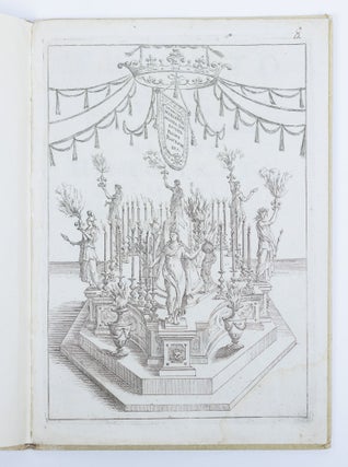 Tributo d'ossequio funebre Per la Morte dell' Altezza Serenissima Madama Margarita de' Medici Duchessa di Parma, e di Piacenza, &c. Offerto dall'almo collegio ancarano in Bologna Nella Chiesa di S. Ignatio Novitiato de' Padri Giesuiti Li 23. Marzo 1679