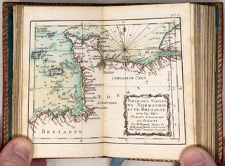 Atlas maritime ou Cartes reduites de toutes les Côtes de France avec des Cartes particulieres des Isles voisines les plus considerables, suivies des plans des principales Villes Maritimes de ce royaume Par M. Bonne de la Societé Litteraire Militaire M.tre de Mathem. Ingenieur Géographe