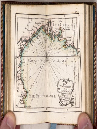Atlas maritime ou Cartes reduites de toutes les C&ocirc;tes de France avec des Cartes particulieres des Isles voisines les plus considerables, suivies des plans des principales Villes Maritimes de ce royaume Par M. Bonne de la Societ&eacute; Litteraire Militaire M.tre de Mathem. Ingenieur G&eacute;ographe