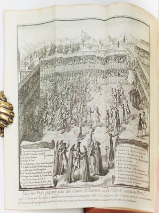 Relation abr&eacute;g&eacute;e d&rsquo;un voyage fait dans l&rsquo;interieur de l&rsquo;Am&eacute;rique m&eacute;ridionale. Depuis la C&ocirc;te de la Mer du Sud, jusqu&rsquo;aux C&ocirc;tes du Br&eacute;sil & de la Guiane, en descendant la riviere des Amazones; L&ucirc;e &agrave; l&rsquo;Assembl&eacute;e publique de l&rsquo;Acad&eacute;mie des Sciences, le 28. Avril 1745. . . BOUND WITH Lettre a Madame *** sur l'emeute populaire excit&eacute;e En la Ville de Cuenca au Perou, le 29. d'Ao&ucirc;t 1739. Contre les acad&eacute;miciens des sciences, Envoy&eacute;s pour la mesure de la Terre
