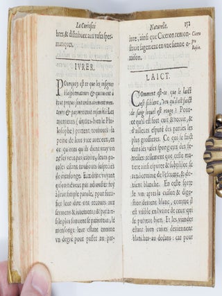 La curiosit&eacute; naturelle redigee en questions selon l&rsquo;ordre Alphabetique. Par M. Scipion du Pleix Conseiller & Advocat du Roy au siege Presidial de Condom, & M. des Requestes ordinaire de la Royne Marguerite