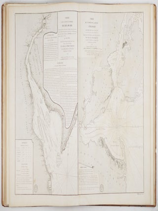 Neptune Americo-Septentrional Contenant les C&ocirc;tes, &Icirc;les et Bancs, les Baies, Ports, et Mouillages, et les Sondes des Mers de cette partie du Monde, depuis le Groenland inclusivement, jusques et compris le Golfe du Mexique avec les &icirc;les de Sous-le-vent et du Vent, accompagn&eacute; de Plans particuliers des Ports les flus fr&eacute;quent&eacute;s. Ou Recueil de cartes hydrographiques &agrave; l'usage des Vai&szlig;eaux du Roi, R&eacute;dig&eacute; d'apr&egrave;s les Cartes Fran&ccedil;oises et Etrangeres les plus estim&eacute;es; Rectifi&eacute; d'apr&egrave;s des Plans Manuscrits authentiques, et a&szlig;ujetti aux Observations astronomiques Dre&szlig;&eacute; au D&eacute;p&ocirc;t G&eacute;n&eacute;ral des Cartes, Plans et Journaux de la Marine, et publi&eacute; par ordre du Roi