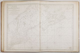 Neptune Americo-Septentrional Contenant les Côtes, Îles et Bancs, les Baies, Ports, et Mouillages, et les Sondes des Mers de cette partie du Monde, depuis le Groenland inclusivement, jusques et compris le Golfe du Mexique avec les îles de Sous-le-vent et du Vent, accompagné de Plans particuliers des Ports les flus fréquentés. Ou Recueil de cartes hydrographiques à l'usage des Vaißeaux du Roi, Rédigé d'après les Cartes Françoises et Etrangeres les plus estimées; Rectifié d'après des Plans Manuscrits authentiques, et aßujetti aux Observations astronomiques Dreßé au Dépôt Général des Cartes, Plans et Journaux de la Marine, et publié par ordre du Roi