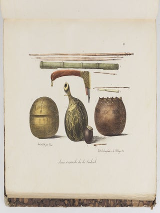 Voyage pittoresque autour du monde, avec des portraits de sauvages d'Amérique, d'Asie, d'Afrique, et des iles du Grand Ocean; des paysages, des vues maritimes, et plusieurs objets d'histoire naturelle; Accompagné de Descriptions par M. le Baron Cuvier, et M. A. de Chamisso, et d'Observations sur les crânes humains par M. le Docteur Gall. Par M. Louis Choris, Peintre BOUND WITH Vues et paysages des Régions Équinoxiales, recueillis dans un voyage autour du monde, par Louis Choris avec une introduction et un texte explicatif