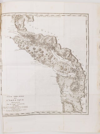 Voyage de d&eacute;couvertes, a l'oc&eacute;an pacifique du nord, et autour du monde, Entrepris par ordre de sa Majest&eacute; britannique; Ex&eacute;cut&eacute;, pendant les ann&egrave;es 1790, 1791, 1792, 1793, 1794 et 1795, par le capitaine George Vancouver; Traduit de l'anglais par P. F. Henry; Et accompagn&eacute; d'un Atlas compos&eacute; de diverses planches et de cartes g&eacute;ographiques