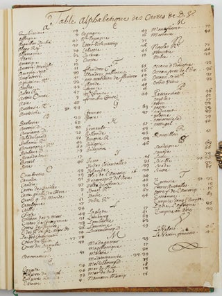 Cartes de geographie Les plus Nouvelles et les plus fideles, Auecque leurs Diuisions R&eacute;gulieres, qui marquent les Bornes des Estats selon les derniers Trait&eacute;s de Paix. Par P. du-Val G&eacute;ographe Ordinaire du Roy