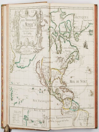Cartes de geographie Les plus Nouvelles et les plus fideles, Auecque leurs Diuisions R&eacute;gulieres, qui marquent les Bornes des Estats selon les derniers Trait&eacute;s de Paix. Par P. du-Val G&eacute;ographe Ordinaire du Roy