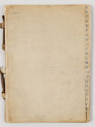Illustrated manuscript real estate ledger for New York, New Jersey, Colorado, Missouri, Illinois etc.