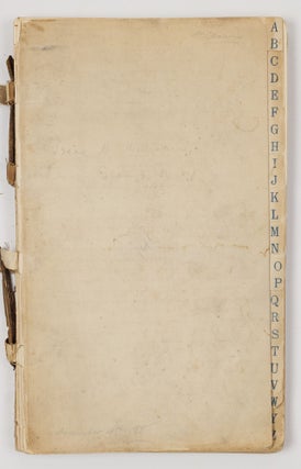 Illustrated manuscript real estate ledger for New York, New Jersey, Colorado, Missouri, Illinois etc.