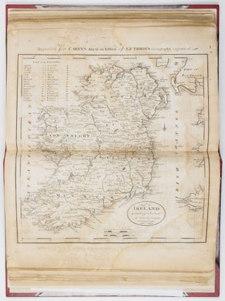 Carey's general atlas; containing: 1. Map of the world, 2. Chart of do. 3. Europe, 4. Sweden, Denmark, and Norway, 5. Russia, 6. Scotland, 7. England and Wales, 8. Ireland. . . 19. Asia, 20. China, 21. Hindostan, 22. Africa, 23. British settlements in America, 24. United States, 25. Vermont, 26. New-Hampshire, 27. Province of Maine, 28. Massachusetts, 29. Rhode-Island, 30. Connecticut, 31. New-York, 32. New-Jersey, 33. Pennsylvania, 34. Delaware, 35. Maryland, 36. Virginia, 37. North-Carolina, 38. South-Carolina, 39. Georgia, 40. Kentuckey, 41. Tennassee, 42. South America, 43. West-Indies. 44. Countries round the north pole, 45. Captain Cook's discoveries.