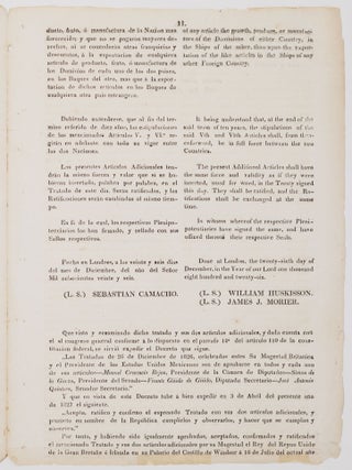 [Tratado de amistad, comercio y navegacion, con dos articulos adicionales entre los Estados Unidos Mexicanos y Su Magestad el Rey del Reino Unido de la Gran Breta&ntilde;a &eacute; Irlanda]