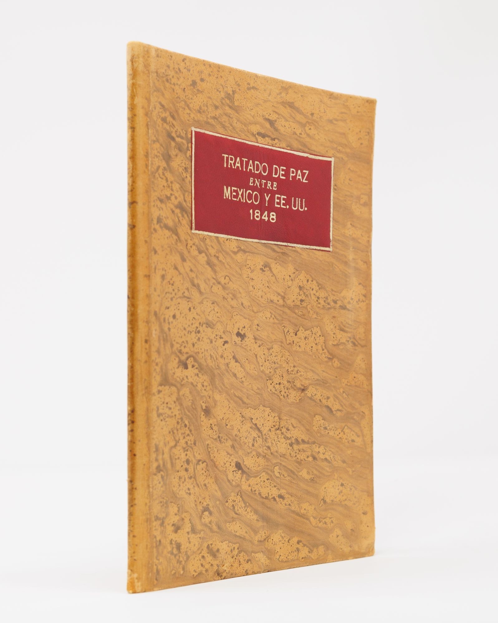 The binding of the 1848 Treaty of Guadalupe Hidalgo