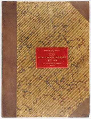 Item #JLR0691 Boundary between the United States and Mexico, as surveyed and marked by the...