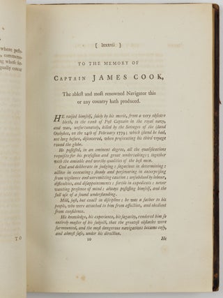 The three voyages of Captain Cook: FIRST: An account of the voyages&hellip; for making Discoveries in the Southern Hemisphere. . .; SECOND: A voyage towards the South Pole, and round the world&hellip;; THIRD: A voyage to the Pacific Ocean. . . for making Discoveries in the Northern Hemisphere