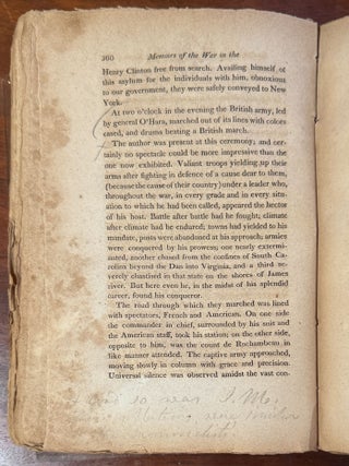 Memoirs of the war in the southern department of the United States