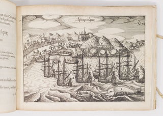 Speculum orientalis occidentalisque Indiæ navigationum; Quarum una Georgij à Spilbergen classis cum potestate Præfecti, altera Iacobi le Maire auspicijs imperioque directa, Annis 1614, 15, 16, 17, 18. Exhibens Noui in mare Australe transitus, incognitarumque hactenus terrarum ac gentium inuentionê: prælia aliquot terra marique commissa, expugnationesq; vrbium: vna cum duabus nouis utriusque Indiæ Historijs, Catalogo munitionum Hollandicarum, ducum & reliqui bellici apparatus, Fretisque quatuor: suis quæque figuris ac imaginibus illustrata