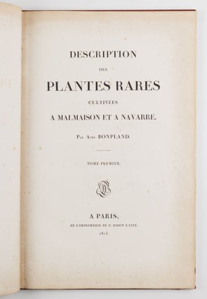 Description des plantes rares cultivées a Malmaison et a Navarre
