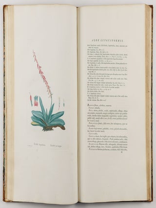 Plantarum succulentarum historia. Ou histoire naturelle des plantes grasses. Avec figures dessin&eacute;es par P. J. Redout&eacute; et d&eacute;crites par A. P. D&eacute;candolle
