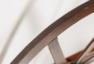 A brass and mahogany Waywiser, banded in iron