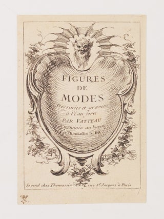 Item #JLR0789 Figures de modes Dessinées et gravées à l’Eau forte par Vatteau et terminées...