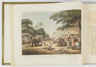 Oriental field sports; being a complete, detailed and accurate description of the wild sports of the East; and exhibiting, in a novel and interesting manner, the natural history of the elephant, the rhinoceros, the tiger, the leopard, the bear, the deer, the buffalo, the wolf, the wild hog, the jackall, the wild dog, the civet, and other undomesticated animals: as likewise the different species of feathered game, fishes, and serpents. . . The whole taken from the manuscript and designs of Captain Thomas Williamson, Who served upwards of Twenty Years in Bengal; the drawings by Samuel Howett, made uniform in size and engraved by the first artists under the direction of Edward Orme
