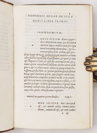 Pomponivs Mela. Ivlivs Solinvs. Itinerarivm Antonini Avg. Vibivs Seqvester. P. Victor de regionibus urbis Romæ. Dionysius Afer de Situ orbis Prisciano interprete