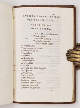 Pomponivs Mela. Ivlivs Solinvs. Itinerarivm Antonini Avg. Vibivs Seqvester. P. Victor de regionibus urbis Romæ. Dionysius Afer de Situ orbis Prisciano interprete