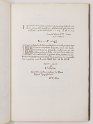 Descriptionis Ptolemaic&aelig; Augmentum, sive Occidentis Notitia Brevi commentario illustrata STudio et opera Cornely Wytfliet Lovaniensis