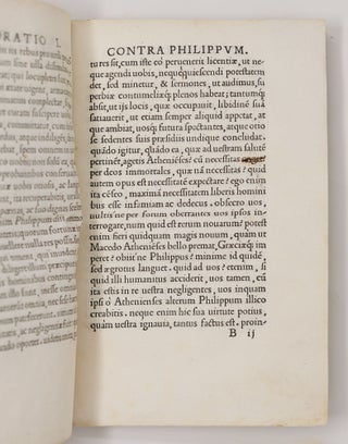 Demosthenis orationes quatuor contra Philippum, À Paulo Manutio latinitate donatæ