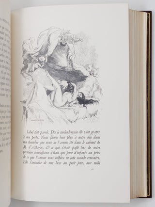 La r&ocirc;tisserie de la Reine P&eacute;dauque illustr&eacute;e par Auguste Leroux de 176 compositions grav&eacute;es par Duplessis, Ernest Florian, Les deux Froment Gusman et Perrichon