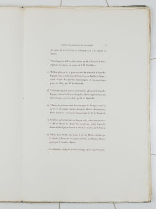 Atlas g&eacute;ographique et physique du Royaume de la Nouvelle-Espagne, fond&eacute; sur des observations astronomiques, des mesures trigonom&eacute;triques et des nivellemens barom&eacute;triques; Par Al. de Humboldt