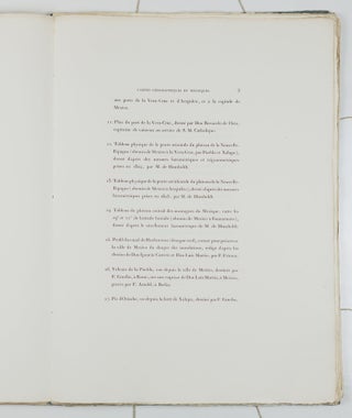 Atlas géographique et physique du Royaume de la Nouvelle-Espagne, fondé sur des observations astronomiques, des mesures trigonométriques et des nivellemens barométriques; Par Al. de Humboldt