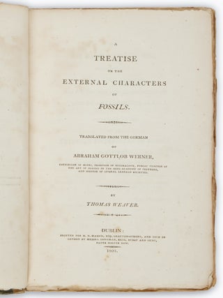 A treatise on the external characters of fossils